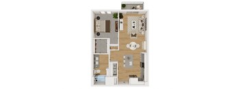 Lenox Burnet Apartments in Austin, Texas A6 Floor Plan