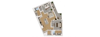 Lenox Burnet Apartments in Austin, Texas B5 Floor Plan