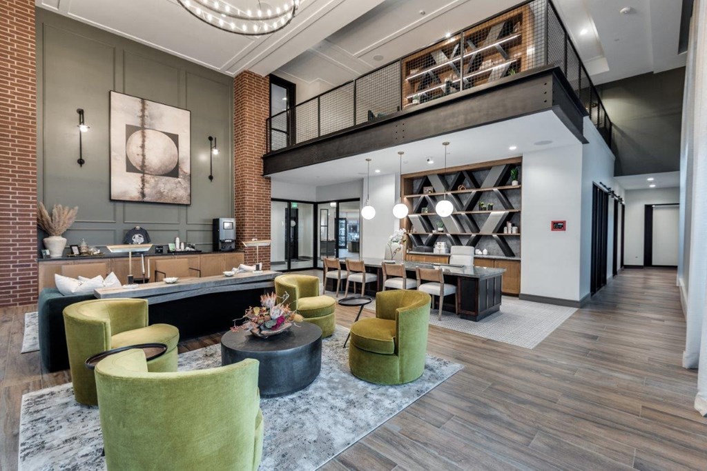 Lenox Cooper Apartments in Arlington, Texas Clubhouse Lounge