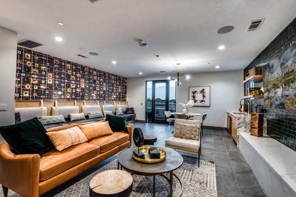 Lenox Cooper Apartments in Arlington, Texas Clubhouse Lounge