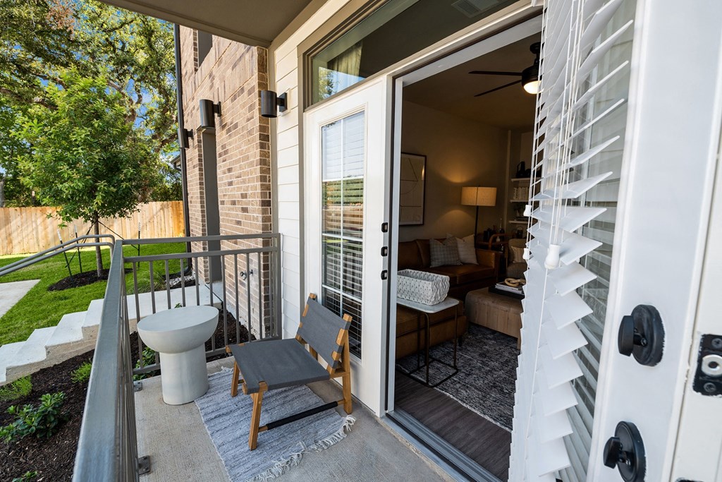 Private Patio at Lenox Grand, Texas, 78727