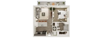 Lenox Katy Crossing A1 Floor Plan