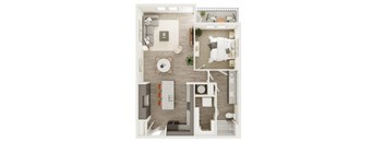 Lenox Katy Crossing A7 Floor Plan