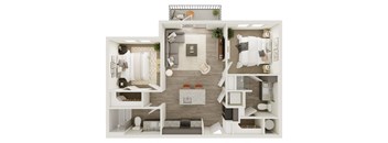 Lenox Katy Crossing B1 Floor Plan