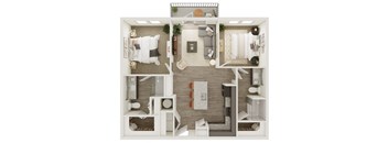 Lenox Katy Crossing B2 Floor Plan
