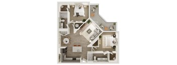Lenox Katy Crossing B4 Floor Plan
