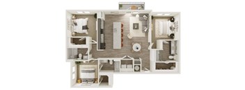 Lenox Katy Crossing C1 Floor Plan