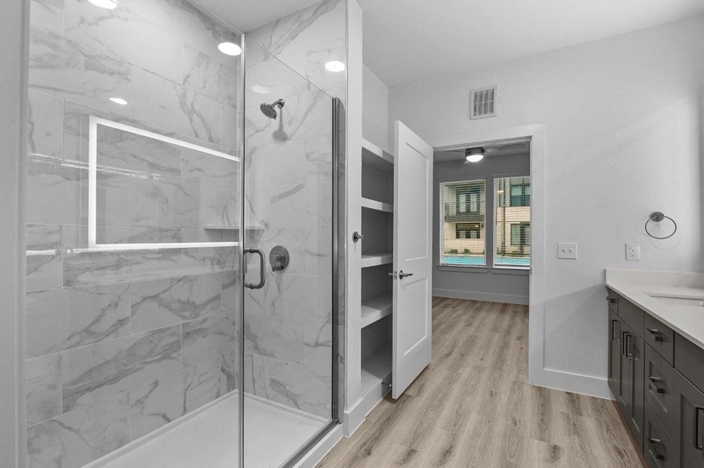 Lenox Katy Crossing Bathroom with Walk-In Shower