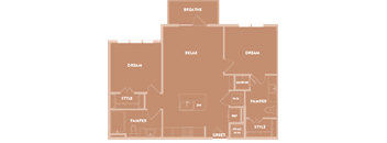 Lenox Park Apartments in Austin, Texas B1 Floor Plan