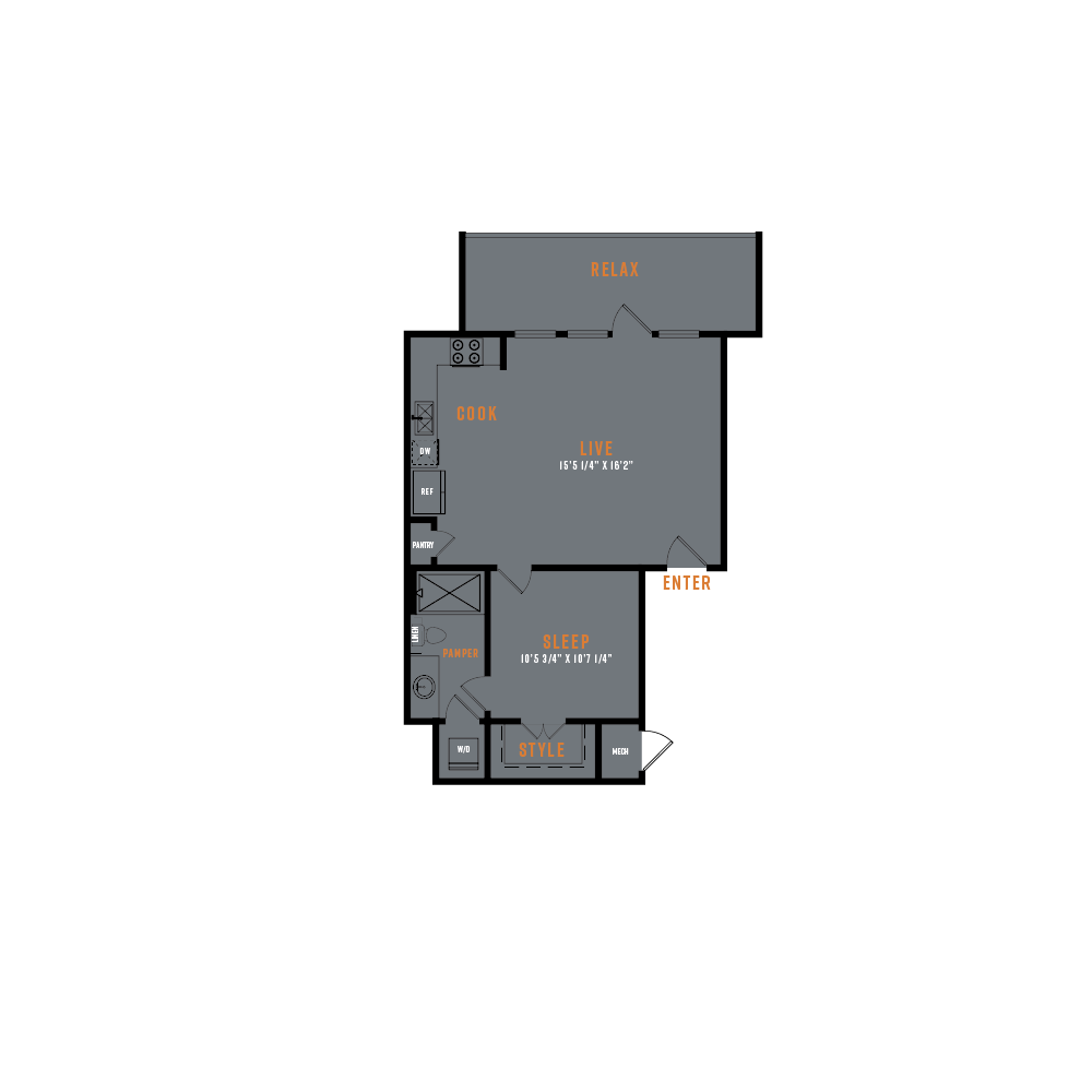 Lenox SoCo 2D Floor Plans - A3