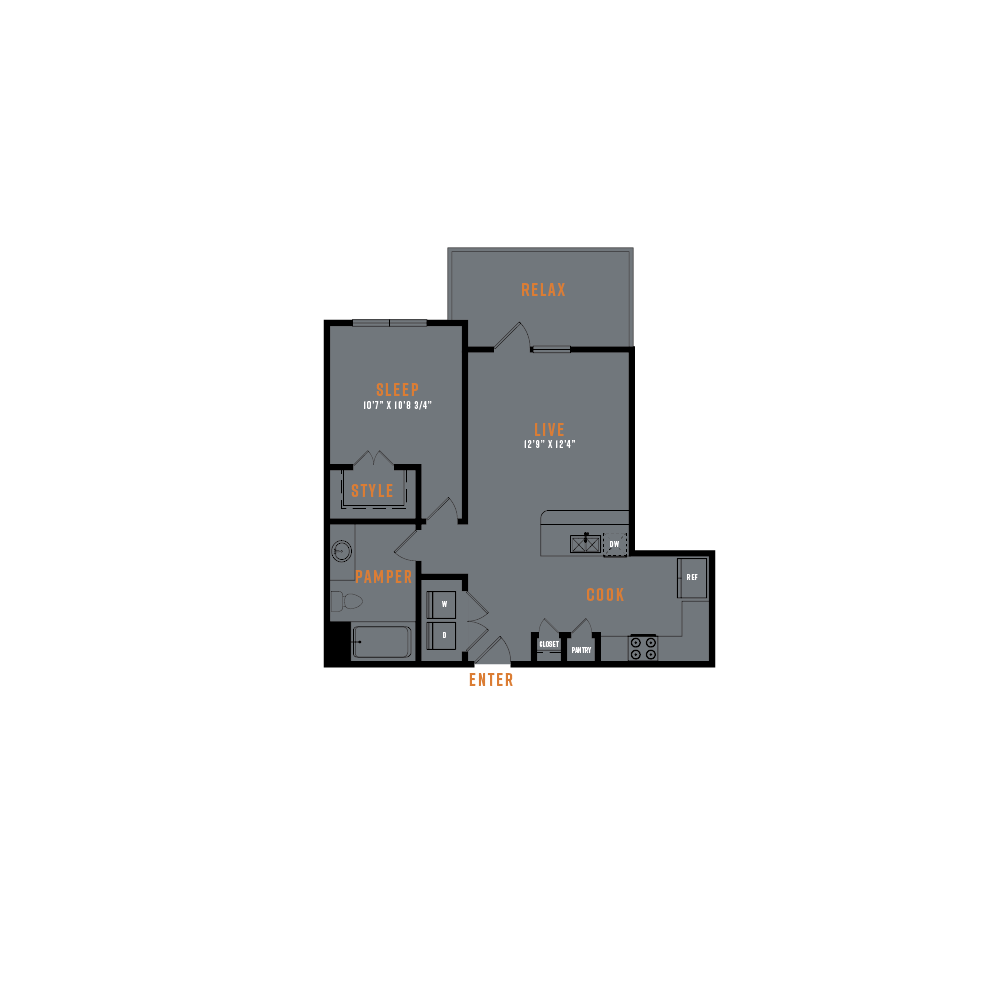 Lenox SoCo 2D Floor Plans - A4