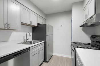The Link at Cherry Creek Apartments Vacant Kitchen - Photo Gallery 2
