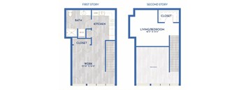 a blueprint of a floor plan of a house