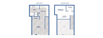 a blueprint of a floor plan of a house