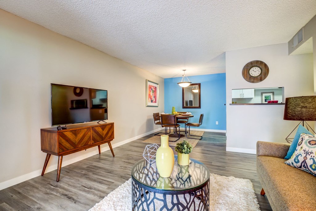 The Alexandar Apartments Model Living Room