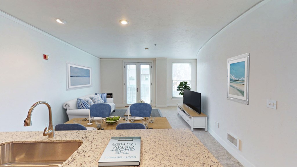 High Street Terrace Virtually Staged Living Room