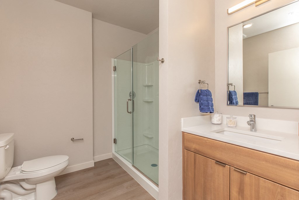 Modern Bathroom at The Benedictine, Tucson, Arizona