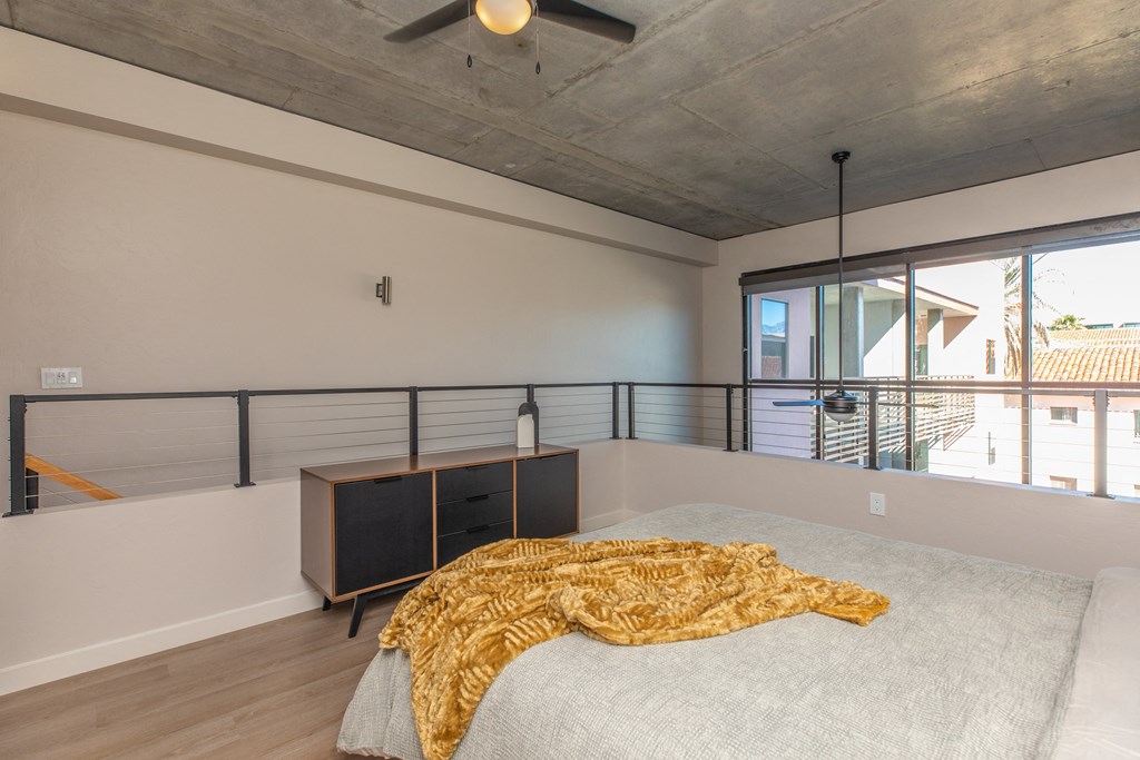 Loft Bedroom at The Benedictine, Tucson, AZ, 85716