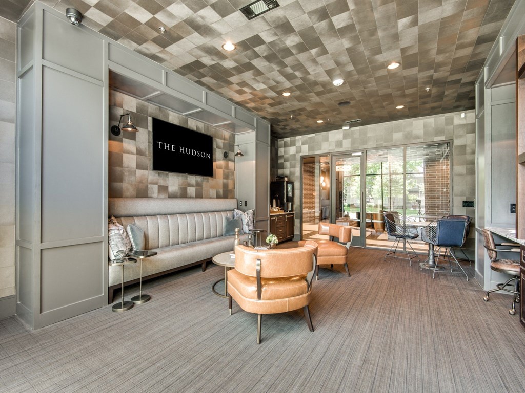 the lobby at the hudson showroom