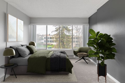 Luxe at Meridian Apartments Bedroom