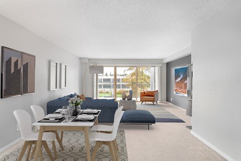 Luxe at Meridian Apartments Living Room