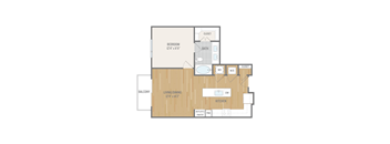 Lyra on McKinney A3 Floor Plan