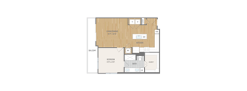 Lyra on McKinney A6 Floor Plan