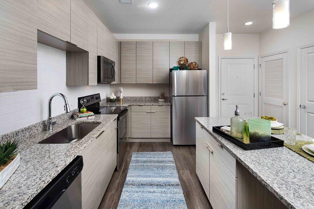 M South Apartments Model Kitchen