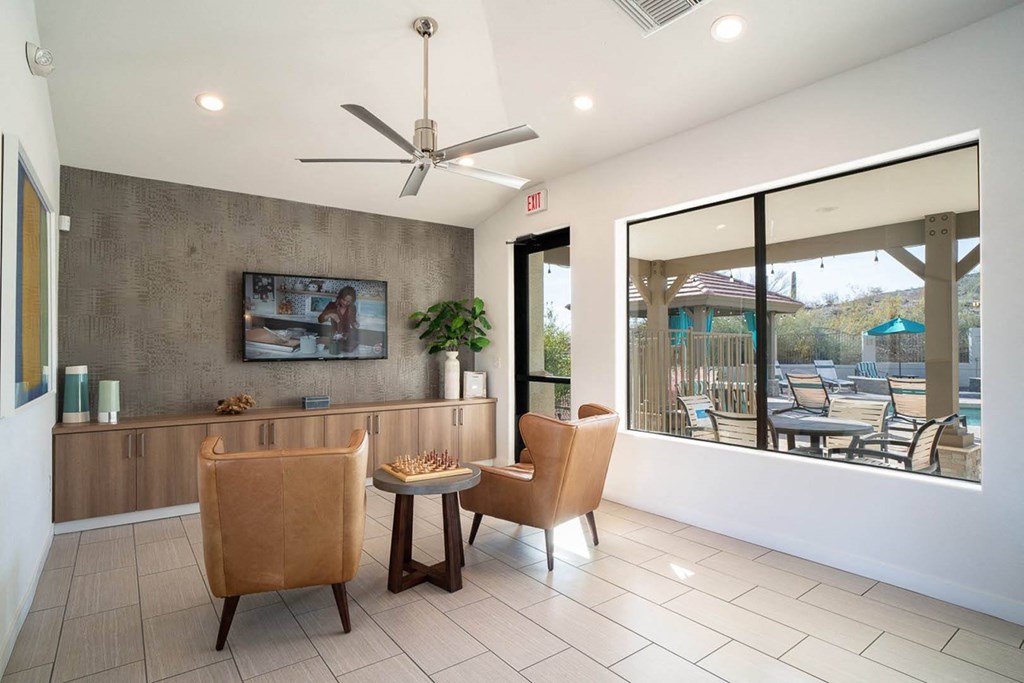 the clubhouse at the bradley braddock road station apartments