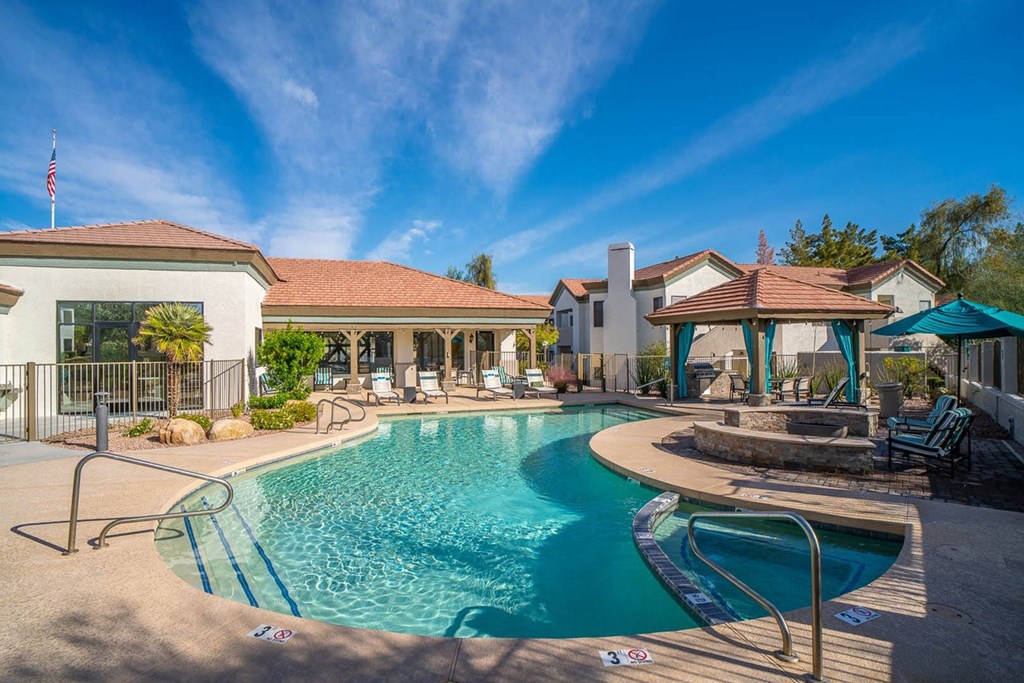 take a dip in our resort style pool