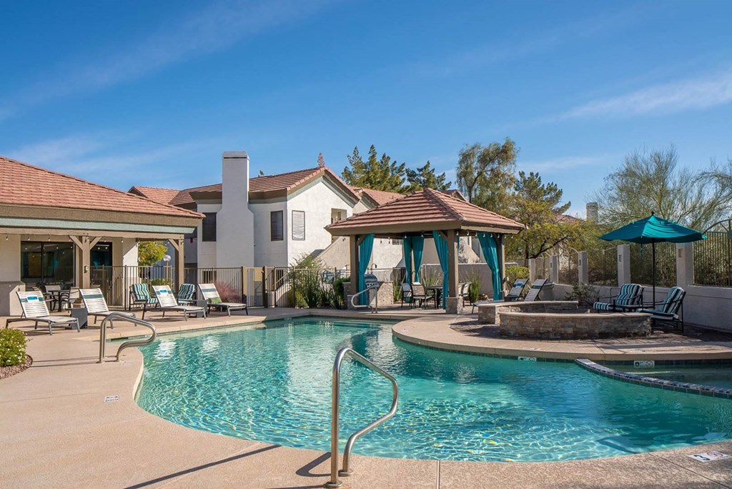 take a dip in our resort style pool