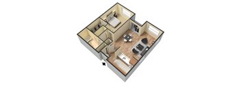 The Douglas Apartments Marshall A2 Floor Plan