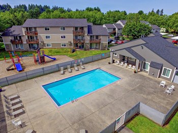Meadow Brook Place Aerial View of Clubhouse and Pool Meadow Brook Place Aerial View of Clubhouse and Pool - Photo Gallery 6