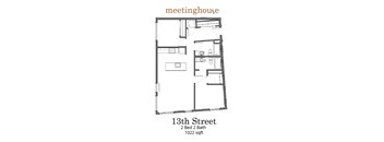 Meetinghouse Apartments 13th Street Floor Plan