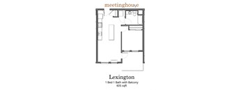 Meetinghouse Apartments Lexington Floor Plan
