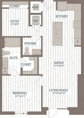 a floor plan of a house