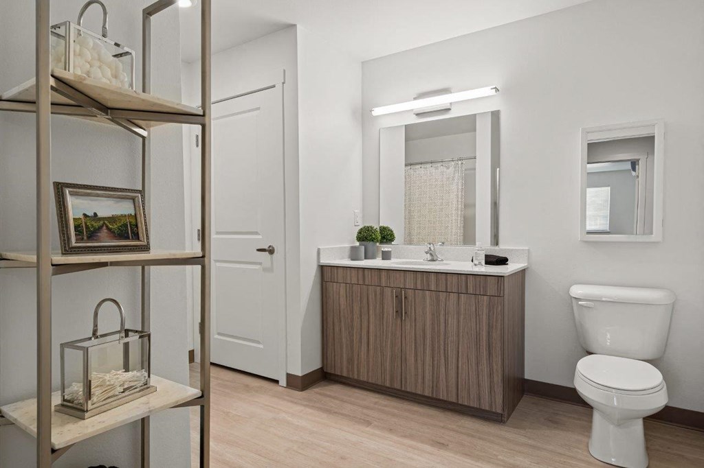 Mill Creek Apartments Model Bathroom