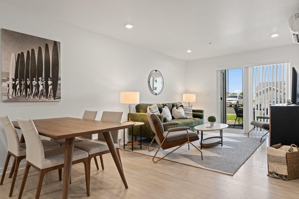 Mill Creek Apartments Dining Area and Living Room