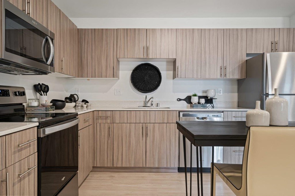 Mill Creek Apartments Model Kitchen