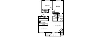 Mirabella Apartments in Everett, Washington B2 Floor Plan