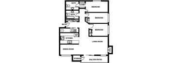 Mirabella Apartments in Everett, Washington C1 Floor Plan
