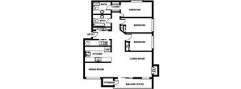 Mirabella Apartments in Everett, Washington C2 Floor Plan