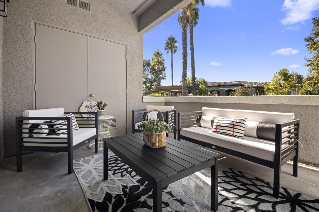 Estancia at Mission Grove Apartments Patio Furniture