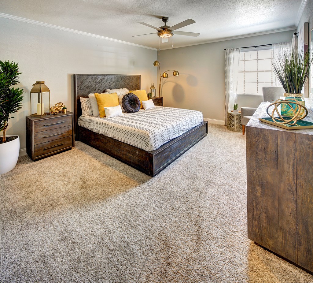 Retreat at Barton Creek Apartments Model Bedroom