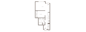 The Wilcox Apartment 2D Floor Plan - A10