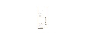 The Wilcox Apartments A2 2D Floor Plan