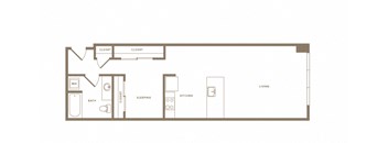 The Wilcox Apartments A5 2D Floor Plan