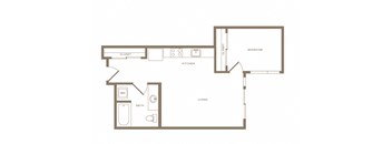 The Wilcox Apartments A7 2D Floor Plan