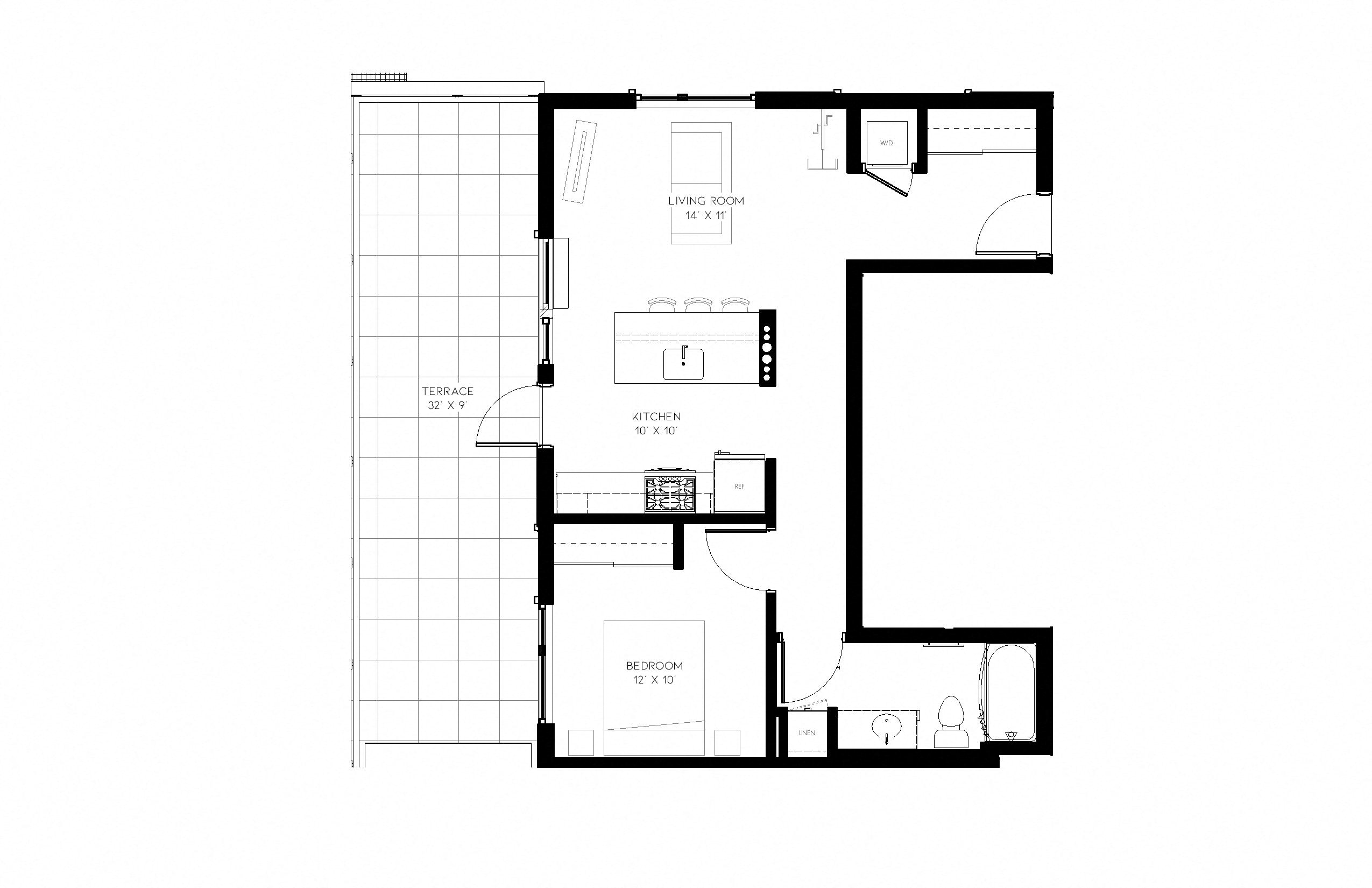 Multnomah Station B6 Floor Plan