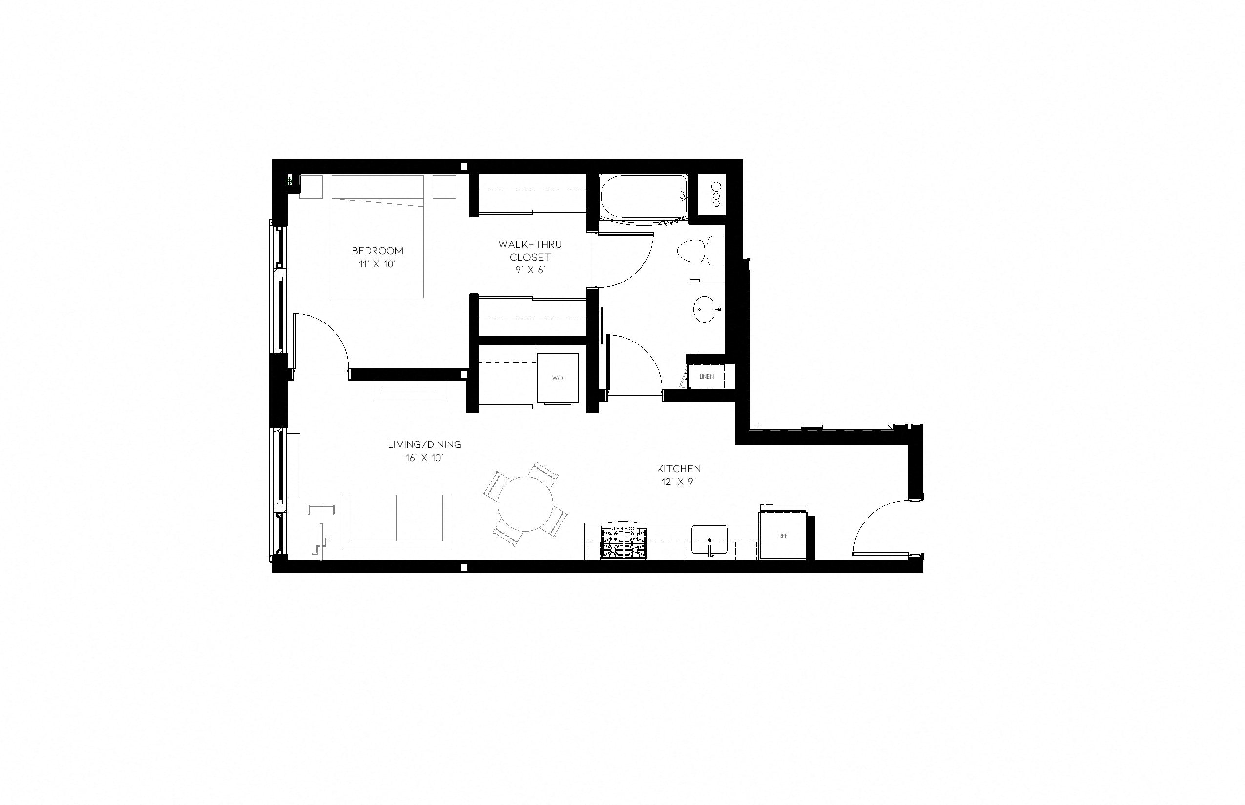 Multnomah Station B8 Floor Plan
